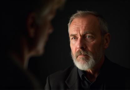 Actor performing in front of a camera with a soft light, demonstrating the nuances of acting for film and television